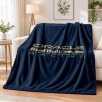 Red Bull Racing Printed Flannel Blanket Warm Comfort Bed Throw For Indoor Home Decoration 80cmx120cm