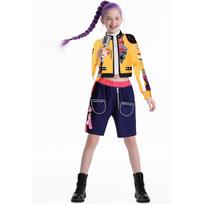 Anime Movie KPOP Demon Hunters Zoey Rumi Mira Cosplay Costume Halloween Carnival Party Role Play Uniform Prop 120CM blue