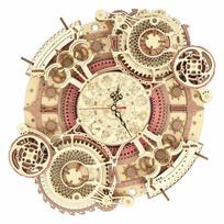 Robotime Foldable Wooden Model 3D Puzzle - Zodiac Mechanical Clock