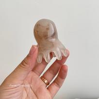 1 vnt. aštuonkojo dizaino dervos rankinis galvos masažuoklis, galvos odos šukos kaklui ir pečiams, patvarus ergonomiškas masažo įrankis namų naudojimui, unikalus masažo įrankis gray