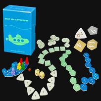 English Version Family Entertainment Board Game Children's Parent-child Party Card Party Game Toy deep sea adventure blue