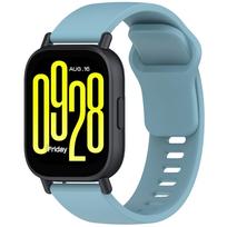 Originalus silikoninis dirželis xiaomi Redmi watch 5 Active išmaniajam laikrodžiui priedai Sporto dirželis bracelet Redmi watch 5 Lite 22mm juosta Redmi watch 5 Lite šviesiai mėlyna spalva