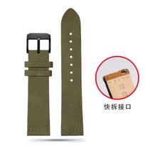 For Casio small square gold watch A158W A159 F-91 A158/A168/A169 Series genuine leather watch strap Bracelet 18mm 18mm white