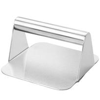 Stainless Steel Burger Smasher Non Stick Grill Press Hamburger Smasher Tool for Smashburger Bacon Ground Beef Meat Sausage white