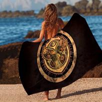 Tomorrowland muzikos mikropluošto pledas Greitai džiūstantys paplūdimio rankšluosčiai Didelio dydžio spausdinimas Super sugeriantis baseino rankšluosčio pledas Polyester 50x100cm brown