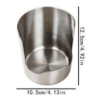 Spoon Rest Stainless Steel Upright Kitchen Storage Pan Lid Organizer Spatula Holder for Cutting Board Spatula Chopsticks Fork black