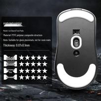 Applicable SCYROX Sailos V6 Mouse Feet Pads – No Glue ICE Teflon Arc Edge Foot Stickers gray