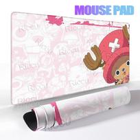 Gaming Mouse Pads One Piece Tony Tony Chopper Pattern Gamer Home Computer HD Pads Large Keyboard Pad Anti-Slip Office Table Mats 30cmx60cm pink