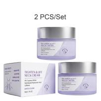 50g Neck Lift Cream Eliminate Neck Fine Lines Deeply Moisturizing Hydrate Firming Tightening Rejuvenation Nourishing Neck Care white