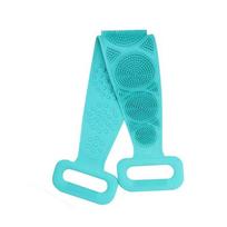 Body Sponge Silicone Brushe Bath Towels Scrubber Rubbing Back Peeling Massage Shower Belt Extended Skin Clean Brushes Bath Brush Green 1pcs blue