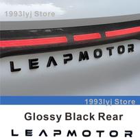 LEAPMOTOR B10 Stiliaus Plastikinis Galinis Emblema Priekinės Grotelės Ženklelis Aukštos Klasės Lipdukai Automobilio Išorės Apdaila gray