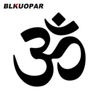BLKUOPAR for OM Buddha Hindu Yoga Symbol Car Stickers Sunscreen Scratch-Proof Decals Waterproof Motorcycle Decor Car Goods 15cm gray