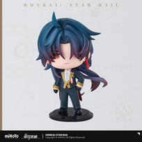 Genuine Honkai Star Rail Peripherals Anime Figures Toys Dan Heng Himeko Train Welcome Tea Party Desktop Collection Gifts blue