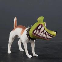 7Cm The Mask Dog Action Figures Statue Anime Figure The Mask Model Figurine Desktop Decor Ornaments Holiday Gifts Toys white