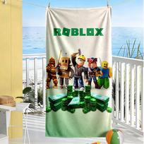 Roblox Beach Towel Super Soft & Absorbent Comfortable Lightweight 70cmx140cm(27x55inch)