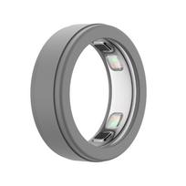 For Oura Ring 5 Silicone Protective Cover Ultra Thin Anti Scratch Smart Ring Case Soft Flexible Sleeve Accessory M code gray