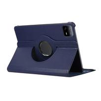 Funda For Xiaomi Pad 7 Case 360 Rotating PU Leather Stand Cover For Coque Xiaomi Pad 7 Pro 11.2 inch Tablet Case Xiaomi Pad7Pro 11.2 tamsiai mėlyna spalva