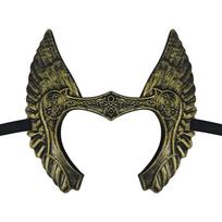 Elden Ring Valkyrie Half Face Mask With Diy Fun For Cosplay And Costume Parties VintageGold black