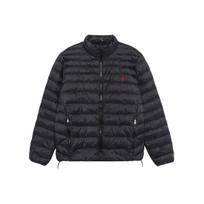 Polo Ralph Lauren dygsniuotas striukė su užtrauktuku ir siuvinėtu arkliuku 710810897-012 L black
