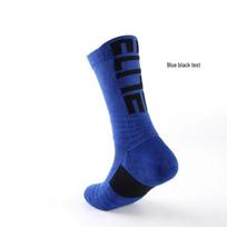 Elite Shock-Absorbent Basketball Socks – Non-Slip, Sweat-Wicking, Thick, Long, Trendy Design for Real Combat Performance One Size