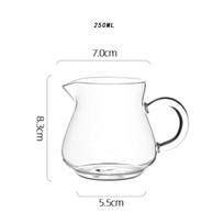 Creamer Pitcher Tea Cup Milk Jug Teapot, Kettle Transparent Pourer Mini Carafe Coffee Mug white
