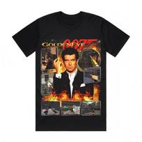 007 GoldenEye N64 Retro Game T-Shirt XXL juoda