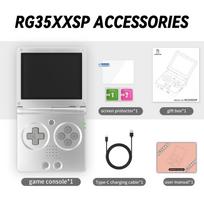 ANBERNIC RG35XXSP Flip Handheld Game Consoles Linux Retro Video Game Player 3.5-inch IPS 640*480 Screen WIFI  3300mAh PSP Games sidabras