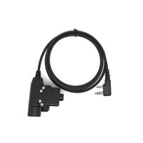 Baofeng Airsoft Tactical Headset U94 PTT with Button for Baofeng UV-5R UV-S9 Plus UV-21 17 Pro 2Pin Radio