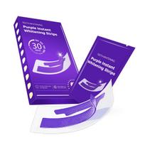 V34 Purple Teeth Whitening Strips - Brighten and Remove Yellow for a Dazzling White Smile