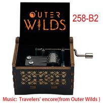 Outer Wilds Game Popular Music Box Travelers' Encore Melody 18 Note Movement Laser Engraving Special Cute Gift for Fans Friends 3 258-B2-hand