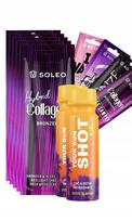 Soleo Kolageno Hibridas 5x15ml Įdegio Bronzantas + Dovanėlės