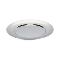 Sidabrinės spalvos iš nerūdijančio plieno lėkštė ø 26 cm Oryn – S|P Collection