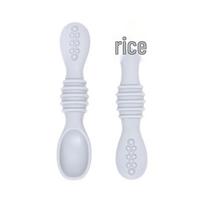 Food-Grade Silicone Baby Cereal Spoon Set for Complementary Feeding pilka