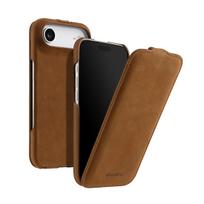 Originalus karvės odos atverčiamas Magsafe dėklas IPhone 17 16 Pro Max Air magnetinio įkrovimo dėklams Vertikalus rudas telefono dėklas For IPhone17 ProMax