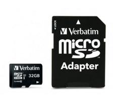 Verbatim 47041 Pro U3 Micro SDHC Atminties kortelė 32GB + microSD į SD Adapteris