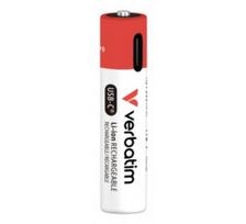 Verbatim 30250 USB-C Įkraunamos baterijos Li-ion AAA 500mAh (4 vnt pakuotėje)
