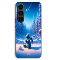 Case For Samsung Galaxy S26 FE Cute Stitch Starry Snow 3D Maniacase juoda