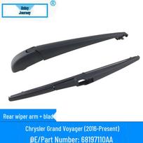 Compatible Rear Window Wiper for Chrysler Grand Voyager Pacifica (2016 onwards) OE: 68197110AA Rear Assembly [Arm + Wiper Blade] black