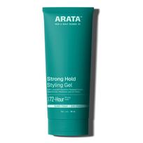 Arata Hair Styling Gel with Niacinamide | For Strong Hold & Wet, Glossy Finish | Humidity-Resistant | Non-Greasy | Controls Frizz | SLS, Paraben & blue
