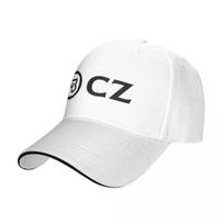 New Ceska Zbrojovka CZ Firearms Golf Cap Outfits Leisure Guns Casquette Unisex Outdoor All Seasons Travel One Size white