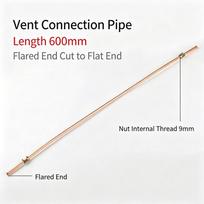 Aluminum Copper-plated Air Compressor Exhaust Tube Pressure Relief Valve Tube 200/400/600/800MM Bendable Air Line Hose Replace