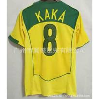 2004 Brazilijos Retro Futbolo Marškinėliai Vyrams Moterims Trumpomis Rankovėmis Futbolo Marškiniai Ronaldo Ronaldinho Kaka Gerbėjų Leidimas XL