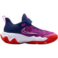 Nike Giannis Immortality 4 Slip Resistant Low top Children's Basketball Shoes Purple Kids' IH7663-600 28 blue