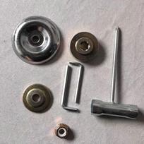 Grass Trimmer Head Accessories Blade Guard Fixing Upper Lower Gaskets Pressure Plate, Lawn Mower Cutting Head Replacement Parts