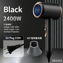 2400W Negative Ion Hair Dryer, 360°Rotating Nozzle, Fast Drying Constant Temp Low Noise Professional Blow Dryer Hot‑Cold Wind for Home & Salon juoda