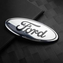 Automobilio Originalus Priekinės Grotelės Ženklelis Pakeitimas Bagažinės Emblema Dangtelio Logotipas Ford Fiesta Focus 2 Mondeo Mustang Ranger Kuga ST Transit 14.5x5.8cm