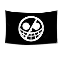Anime One Piece Jolly Roger Sienos Dekoracija Vėliava Tapyba Žaislas Animacinis Luffy Zoro Šiaudų Kepurė Pirato Kaukolės Vėliava Berniukų Festivalio Dovana 60x90cm