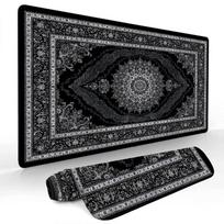 Vintage Persian Rug Style Extended Desk Pad NonSlip AntiDirt Large Gaming Mouse Pad for Home Office 800x300x2mm gray