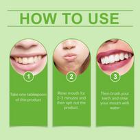 Coconut Mint  Mouthwash Fresh Oral Breath Odor Removal Mouth Care Teeth Hygiene Cleanser Peppermint Odor Reduce 120Ml one size beige