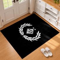 FC Dinamo Minsk Carpet Door Mat for Living Room or Bedroom Protective Mat Under Chair Office Decoration Christmas Gift Birthday Present 60cmx90cm white